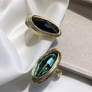 Oval Shape Gemstone Ring