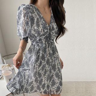 Paisley Sway Chiffon Minidress