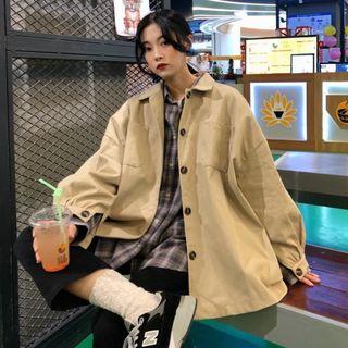 Long-sleeve Pocket Detail Jacket