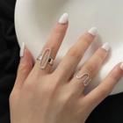 Geometric Sterling Silver Ring (various Designs)