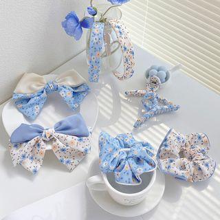 Ribbon Hair Clamp / Headband / Scrunchie / Set