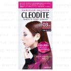 Dariya - Cleodite Hair Color Emulsion (#03cr Crystal Bordeaux) 1 Set