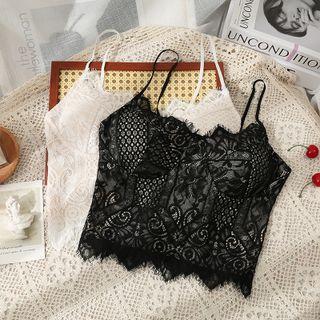 Slim-fit Lace Camisole Top