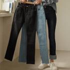 Distressed Straight-leg Jeans In 2 Lengths