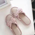 Bow-accent Slippers
