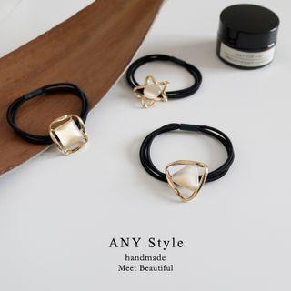 Cat Eye Stone Geometric Hair Tie