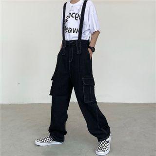 Wide-leg Cargo Jumper Jeans