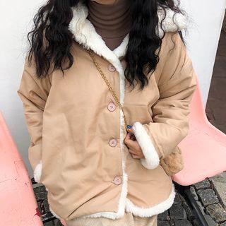 Faux-fur Reversible Padded Jacket