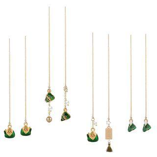 Dumpling Alloy Dangle Earring (various Designs)