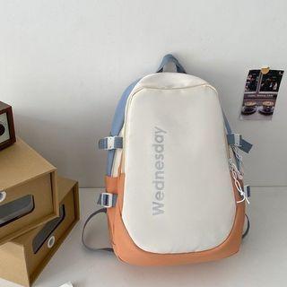 Lettering Panel Backpack / Charm / Set