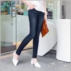Polka Dot Skinny Jeans