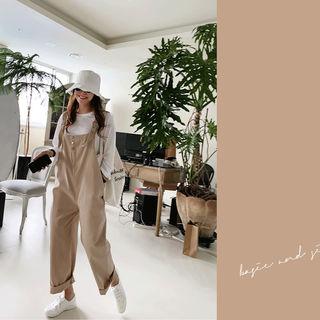 Baggy-fit Overall Pants