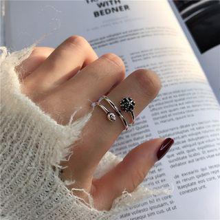 Conifer Cone Layered Ring 1333 - One Size