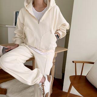 Zip Hoodie & Jogger Pants Sweatsuit Set