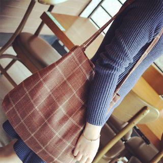 Plaid Tote