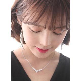 Metallic Drop Earrings