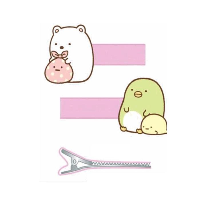 Sumikko Gurashi Shirokuma Hair Clip W Mascot Set 2 Pcs 1 Set