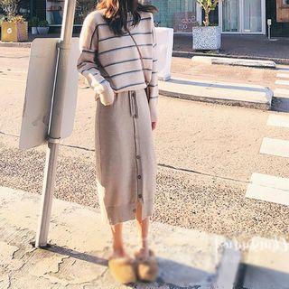 Striped Sweater / Long Sweater