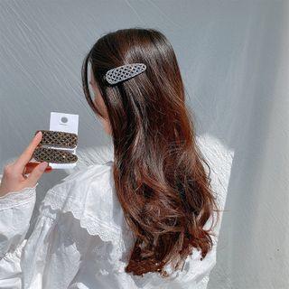 Mesh Rhinestone Hair Clip