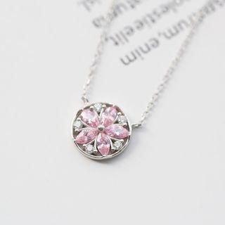 Floral Crystal Necklace
