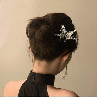 Butterfly Alloy Hair Stick Hair Stick - Butterfly - Silver - One Size