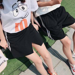 Couple Matching Striped Shorts / Skirt
