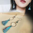 Tasseled Hoop Earring