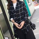 Plaid Scarf Black - One Size