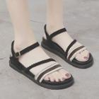 Woven Strap Flat Sandals