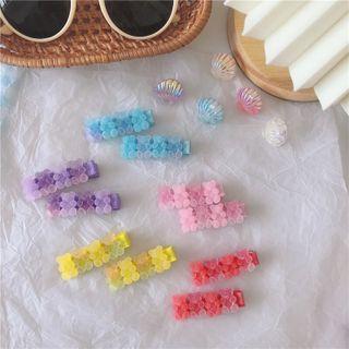 Bear Acrylic Hair Clip