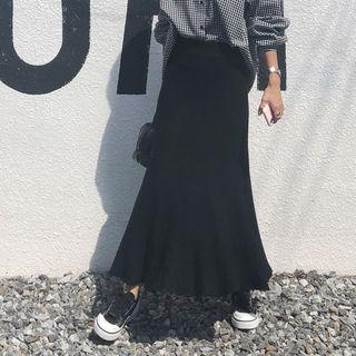 Knit Mermaid Maxi Skirt