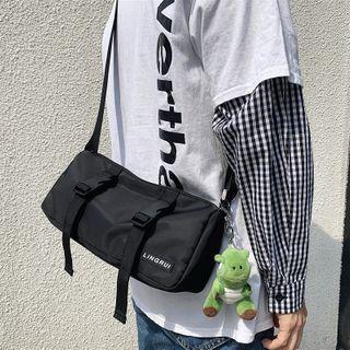 Snap Buckle Zip Crossbody Bag