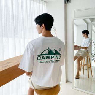 Camping Printed T-shirt