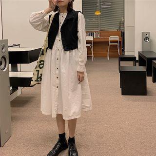 Cropped Vest / Shirtdress