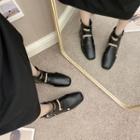 Block-heel Cutout Short Boots