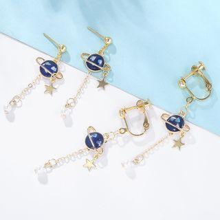 Planet Alloy Dangle Earring