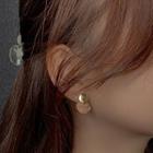 Geometric Ear Stud / Sterling Silver Ear Stud / Clip-on Earring