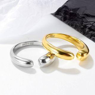 Polished Stainless Steel Open Ring