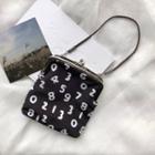Number Print Crossbody Mini Bag