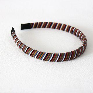 Multicolor Knit Headband As Shown In Figure - One Size