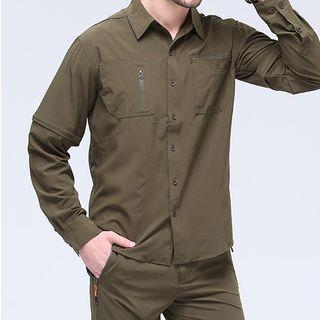 Detachable Sleeve Shirt