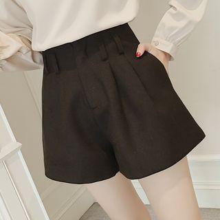 High Waist Knit Shorts
