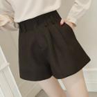 High Waist Knit Shorts