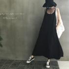 Sleeveless Wide-leg Jumpsuit With Sash