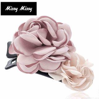 Flower Accent Hair Clip