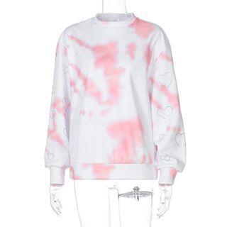 Rhinestone Heart Sweatshirt