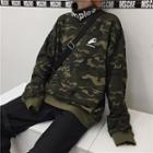 Camouflage Oversize Pullover