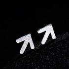 Sterling Silver Arrow Studs As Shown In Figure - One Size