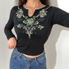 Long Sleeve Graphic Top