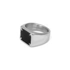 Rectangle Stainless Steel Ring